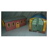 (2) German Engine Sheds