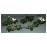 5 TootsieToy Military Trucks
