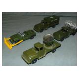 4 TootsieToy Military Trucks