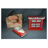 Boxed Marx 8960 Automatic Fire House
