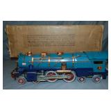 Clean Boxed Early Lionel 400E Blue Comet Loco