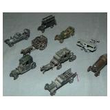9 Early French Diecast Vehicles