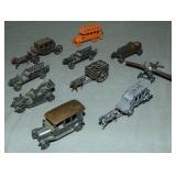 9 Early French Diecast Vehicles