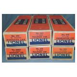 6 EMPTY Lionel Passenger Car Boxes