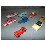 8 Vintage Dinky Vehicles