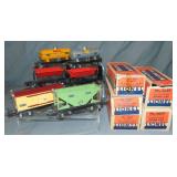 6 Lionel Freight Cars, 5 Boxed