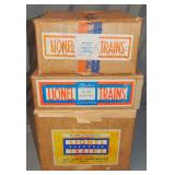 3 EMPTY Lionel Set Boxes