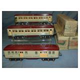 3 Rare Lionel Transition Passenger Cars