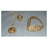Estate Gold Jewelry Lot. Estate Gold Jewelry Lot.