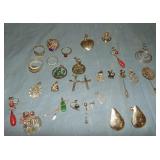 14 Kt Gold Jewelry Lot. 14 Kt Gold Jewelry Lot.