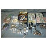 Estate Jewelry, Currency etc.