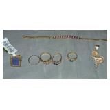 Estate Gold Jewelry Lot.