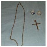 Estate Gold Jewelry Lot. Estate Gold Jewelry Lot.