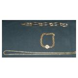 Estate Gold Jewelry Lot. Estate Gold Jewelry Lot.