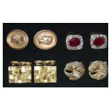 Gold Cufflink Lot.