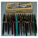 Scheaffer and Swan Pen Lot. Scheaffer and Swan Pen Lot.