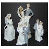 Lladro. Porcelain Figurines. Lot of 4