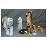Royal Dux Figurines. Lot of 5 Royal Dux Figurines. Lot of 5