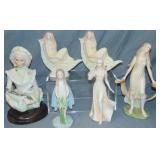 (6) Laszio Ispanky Ltd Ed Porceline Figurines.