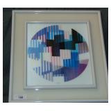 Yaacov Agam, Signed Limited Edition Lithograph Yaacov Agam, Signed Limited Edition Lithograph