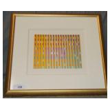 Yaacov Agam, Signed & Limited Color Serigraph Yaacov Agam, Signed & Limited Color Serigraph