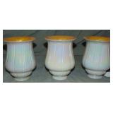 (3) Art Glass Shades Attributed to Steuben (3) Art Glass Shades Attributed to Steuben