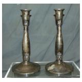 International Royal Danish Sterling Candlesticks International Royal Danish Sterling Candlesticks
