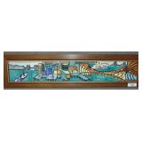 Harris G. Strong, Tile Art "Lower Manhattan" Harris G. Strong, Tile Art "Lower Manhattan"