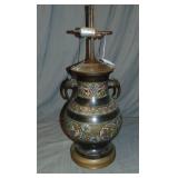 Bronze & Cloisonne Lamp