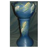 Roseville "Freesia" Jardiniere & Pedestal