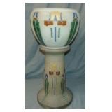 Roseville "Mostique" Jardiniere & Pedestal