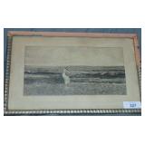 Max Klinger Etching "By the Sea" Max Klinger Etching "By the Sea"
