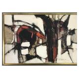Gino Hollander, Abstract "Red, White & Black" Gino Hollander, Abstract "Red, White & Black"