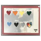 "Look at Dine" Exhibition Poster, After Jim Dine "Look at Dine" Exhibition Poster, After Jim Dine