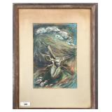 Charlotte Ross, Gouache, "Driftwood #2" Charlotte Ross, Gouache, "Driftwood #2"