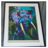 Leroy Neiman. Elephant. Limited Signed.