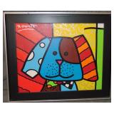 Romero Britto (born 1963) Original Acrylic. Romero Britto (born 1963) Original Acrylic.