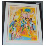 Isac Goody. Basketball Serigraph.