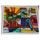 Romero Britto. "Squeake van Britto" Romero Britto. "Squeake van Britto"