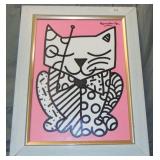 Romero Britto (born 1963) Acrylic on Canvas. Romero Britto (born 1963) Acrylic on Canvas.