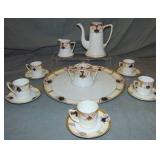 (14) Piece Nippon Tea Set. (14) Piece Nippon Tea Set.