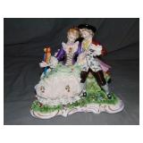 Unterweissback Porcelain Crinoline Figural Group