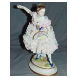Volkstedt Porcelain Ballerina Figurine Volkstedt Porcelain Ballerina Figurine