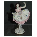 Volkstedt Porcelain Crinoline Ballerina Figurine