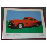 "Cars" Poster by Andy Warhol, Mercedes Benz 300SL