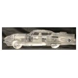 Daum France Crystal Cadillac Eldorado Sculpture Daum France Crystal Cadillac Eldorado Sculpture