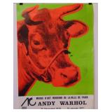 Andy Warhol Cow Exhibition Poster 1971