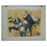 William Gropper Signed Limited Ed Lithograph William Gropper Signed Limited Ed Lithograph