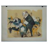 William Gropper Signed Limited Ed Lithograph