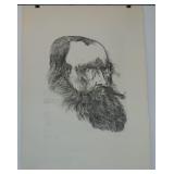 Leonard Baskin Signed Artist Proof Etching